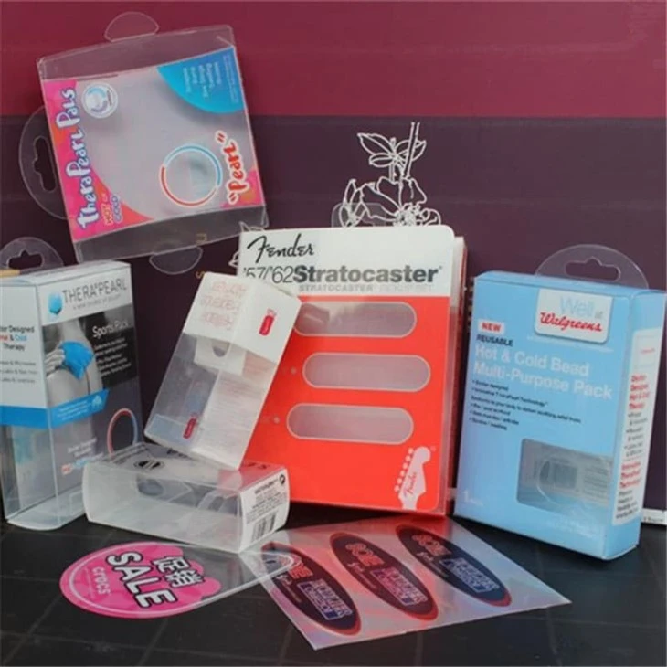 Clear Glossy Transparent PVC Sheet For Folding Box high quality